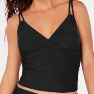 Calvin Klein Ruched Tankini Top